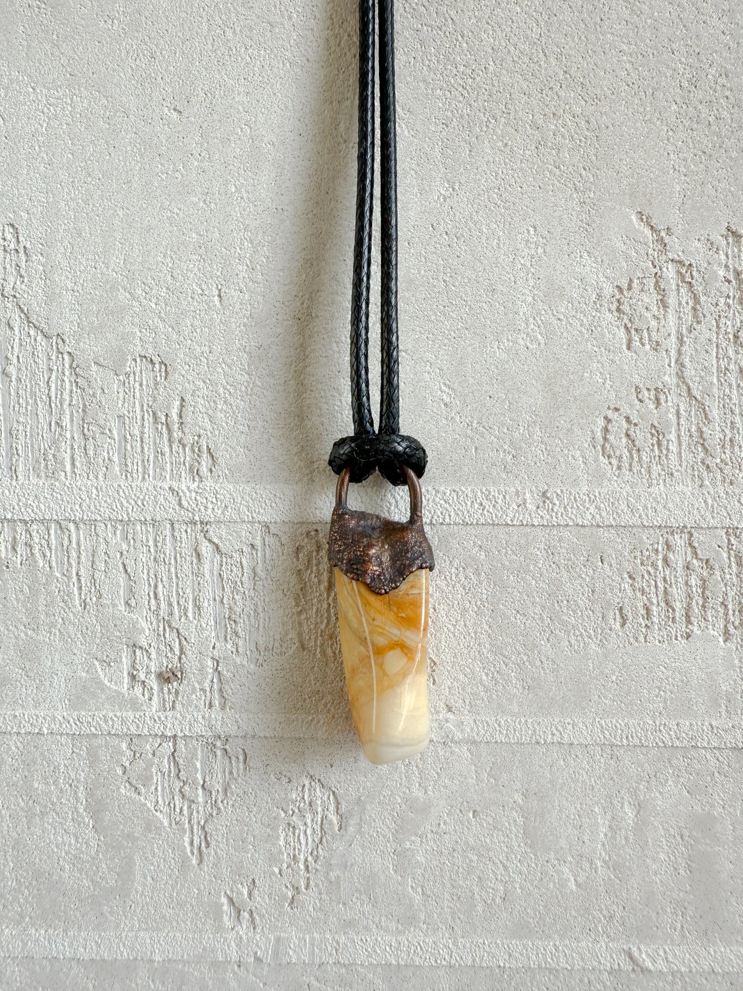 Necklace YELLOW JASPER