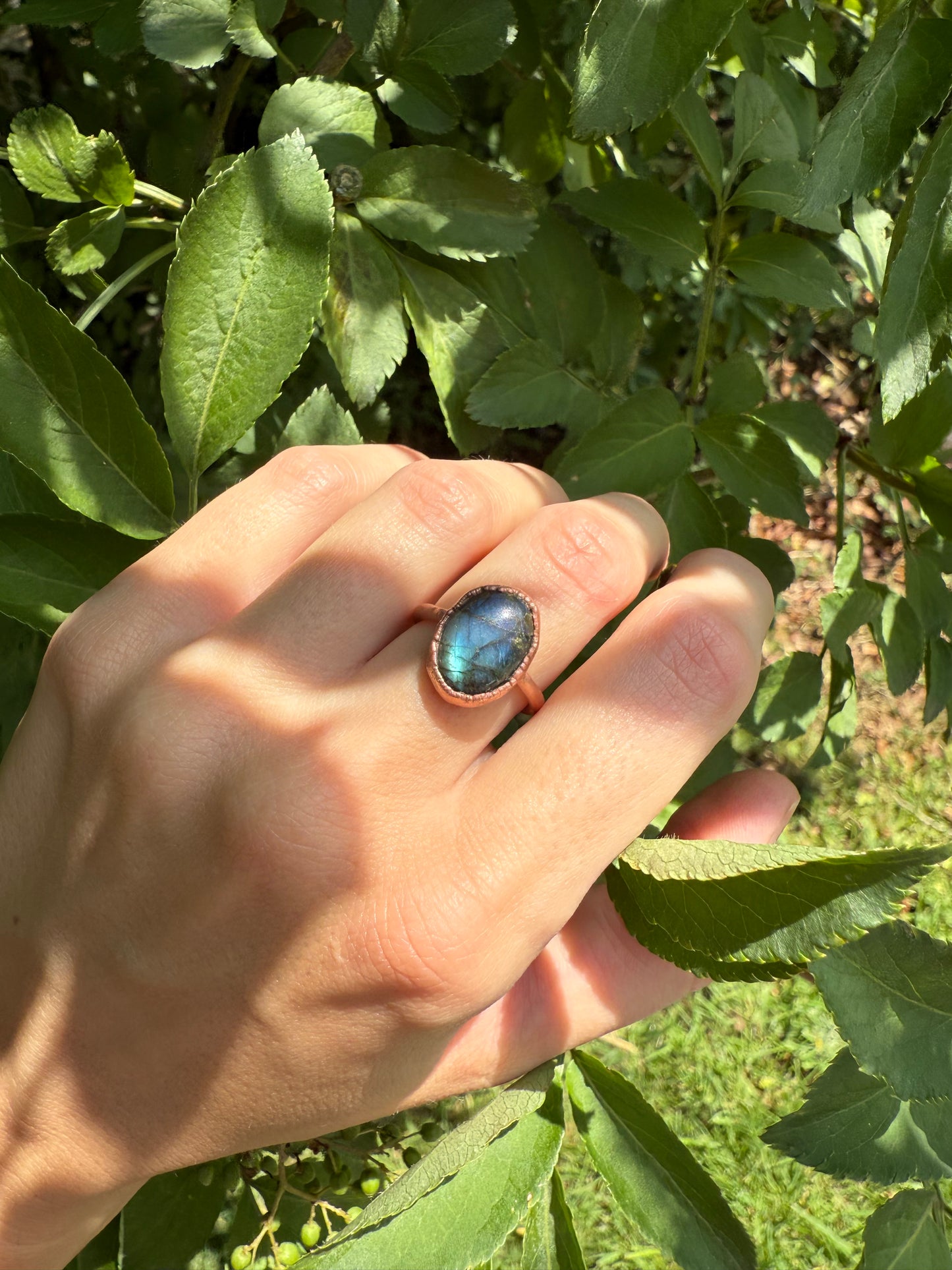 Ring LABRADORITE