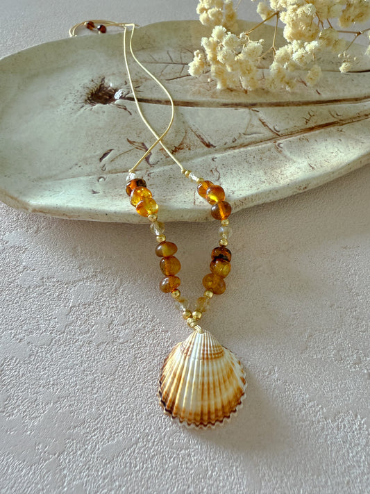 Choker AMBER, CITRINE