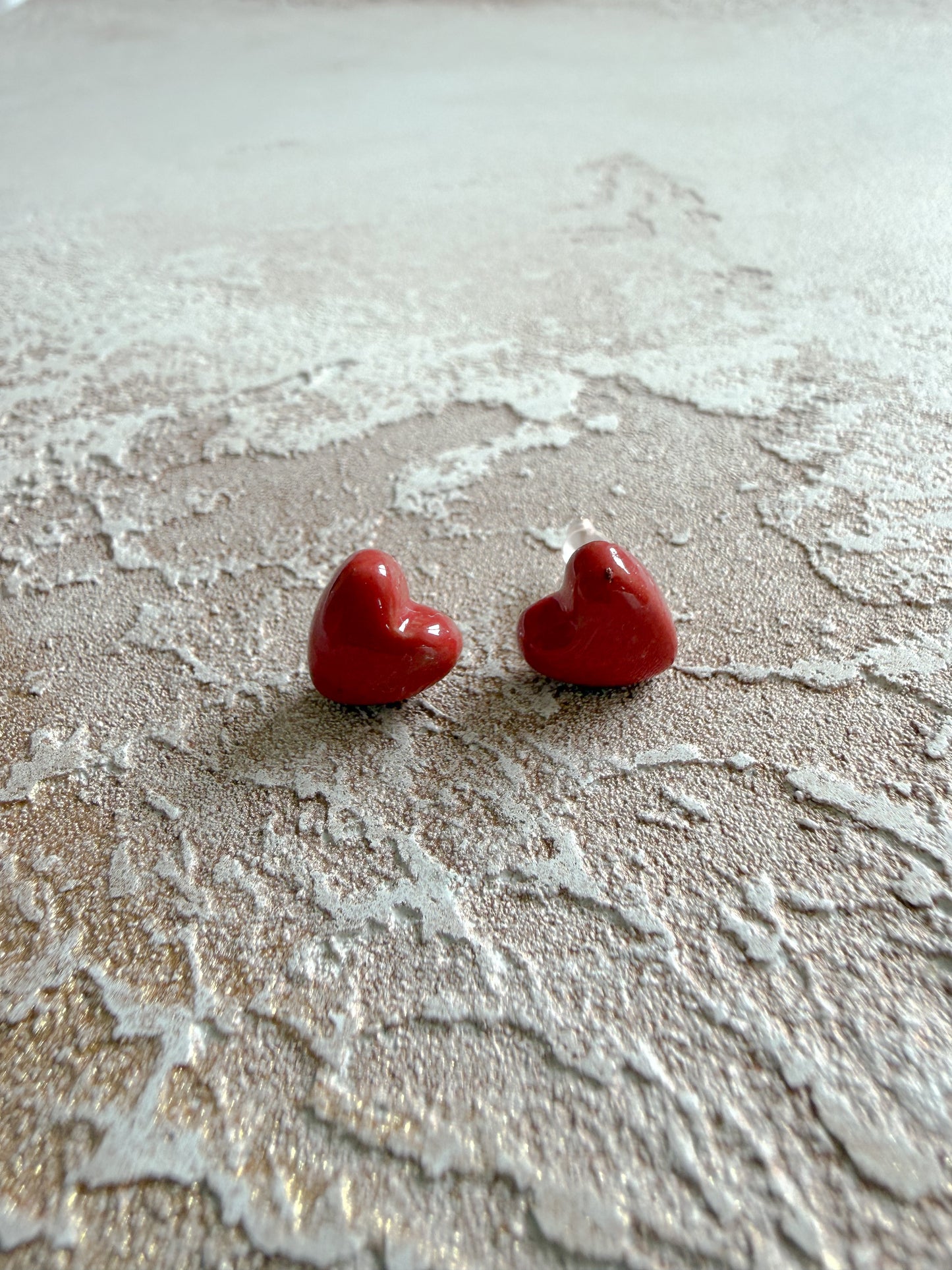 Earrings CERAMIC HEARTS