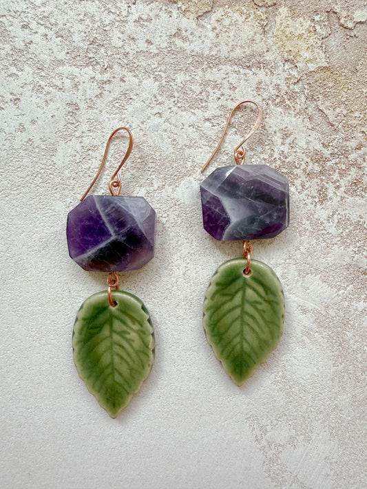 Earrings AMETHYST