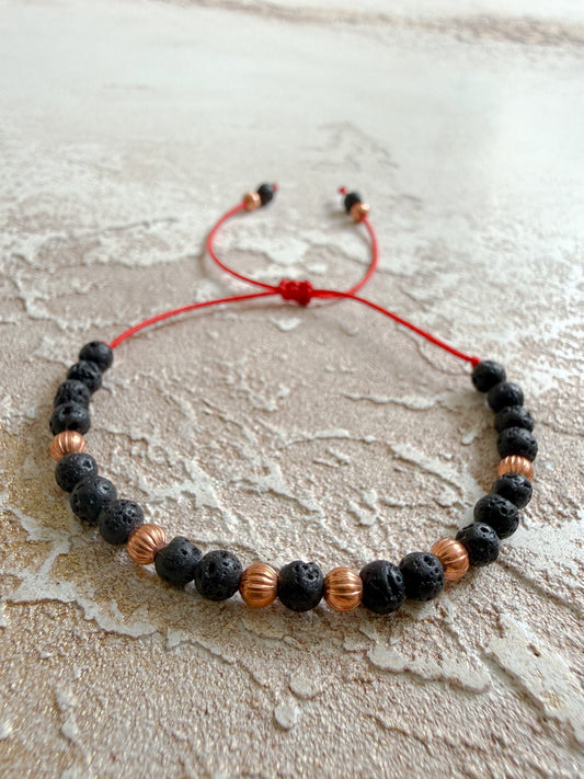 Bracelet VOLCANIC LAVA STONE