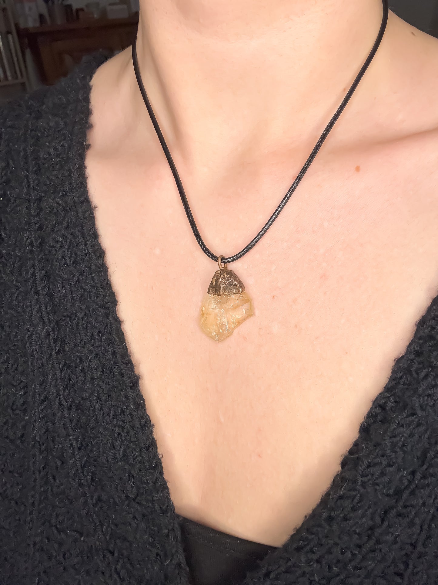 Necklace CITRINE