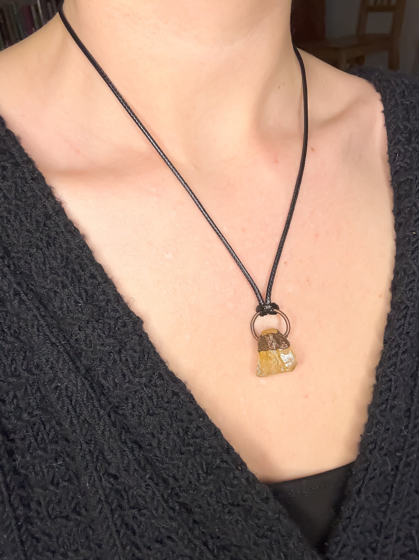 Necklace CITRINE