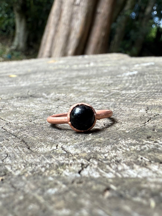 Ring BLACK AGATE