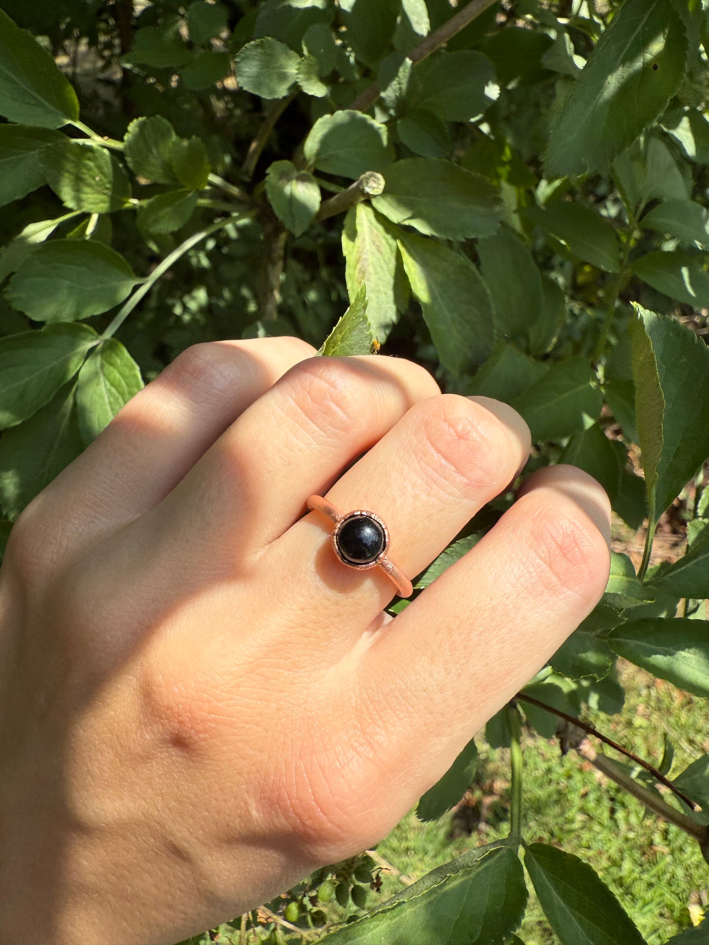 Ring BLACK AGATE